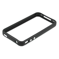 iPhone 4S 4 Bumper with Chrome Button (Black)